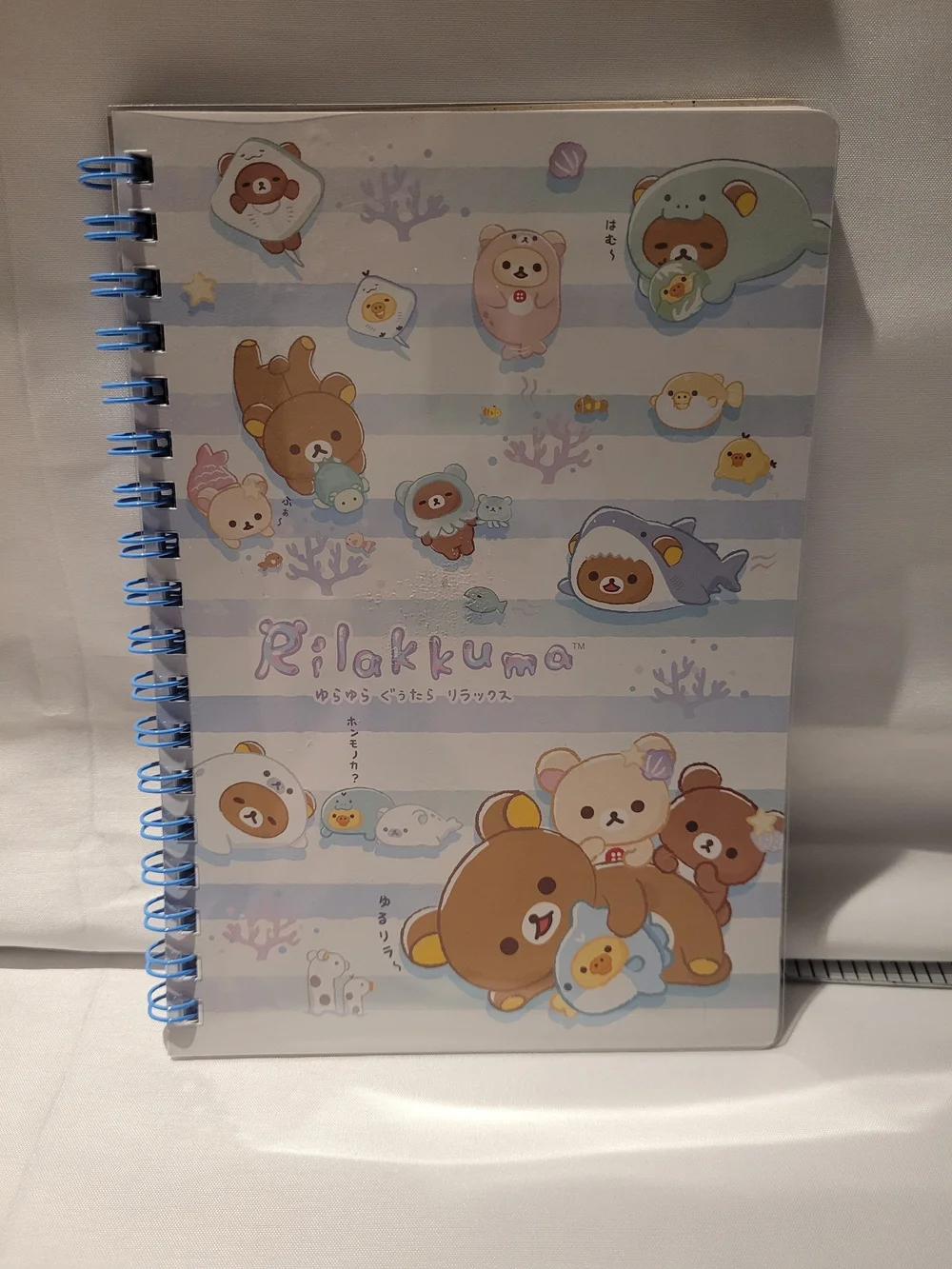 Lot of 4 Authentic San-X Rilakkuma B6 Spiral Notebooks Kawaii Stationery
